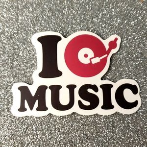 MUSIC Waterproof Sticker QUOTE